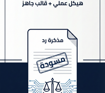 دليل عملي يشرح كيفية كتابة مذكرة رد قوية في القانون العُماني: هيكل المذكرة، قالب جاهز، الرد على دفوع الخصم، وأخطاء شائعة يجب تجنبها.